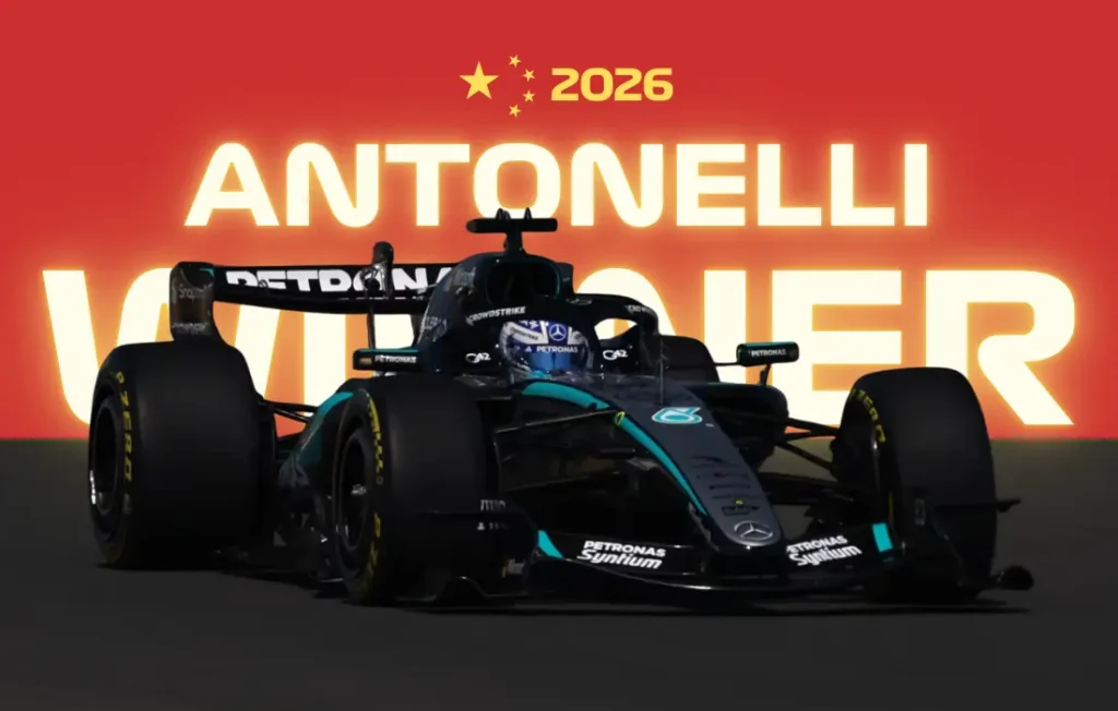 F1 : Kimi Antonelli remporte le Grand Prix de Chine