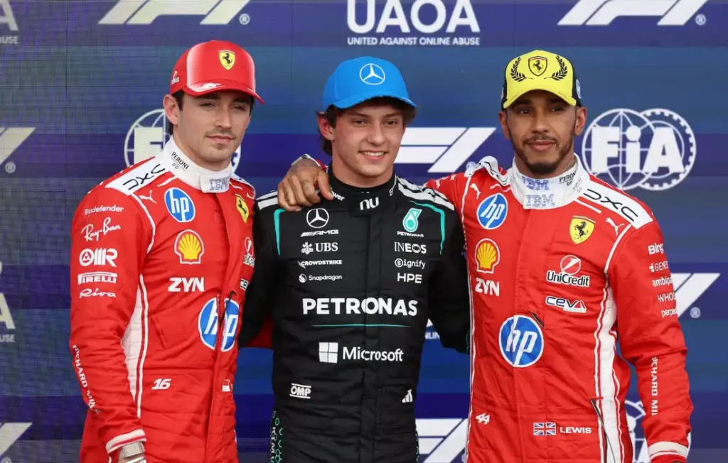 F1 : Kimi Antonelli remporte le Sprint de Silverstone devant Lewis Hamilton