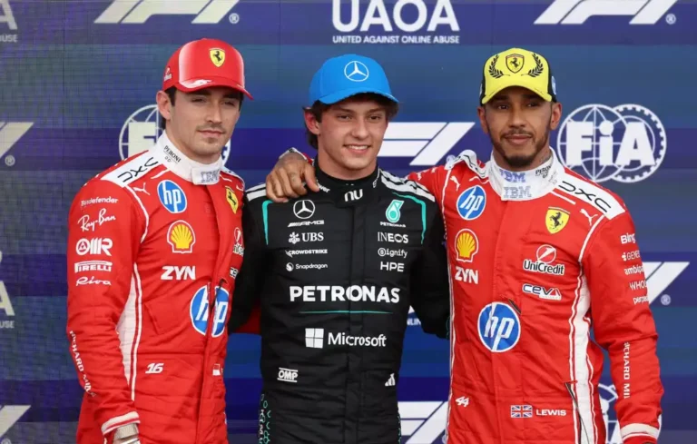 F1 : Kimi Antonelli remporte le Sprint de Silverstone devant Lewis Hamilton