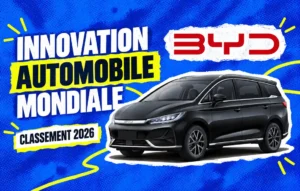 Classement 2026 : BYD prend la tête de l&rsquo;innovation automobile mondiale