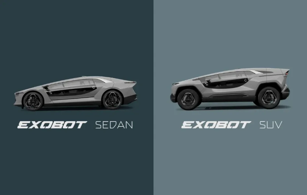 La berline et le SUV CEER EXOBOT