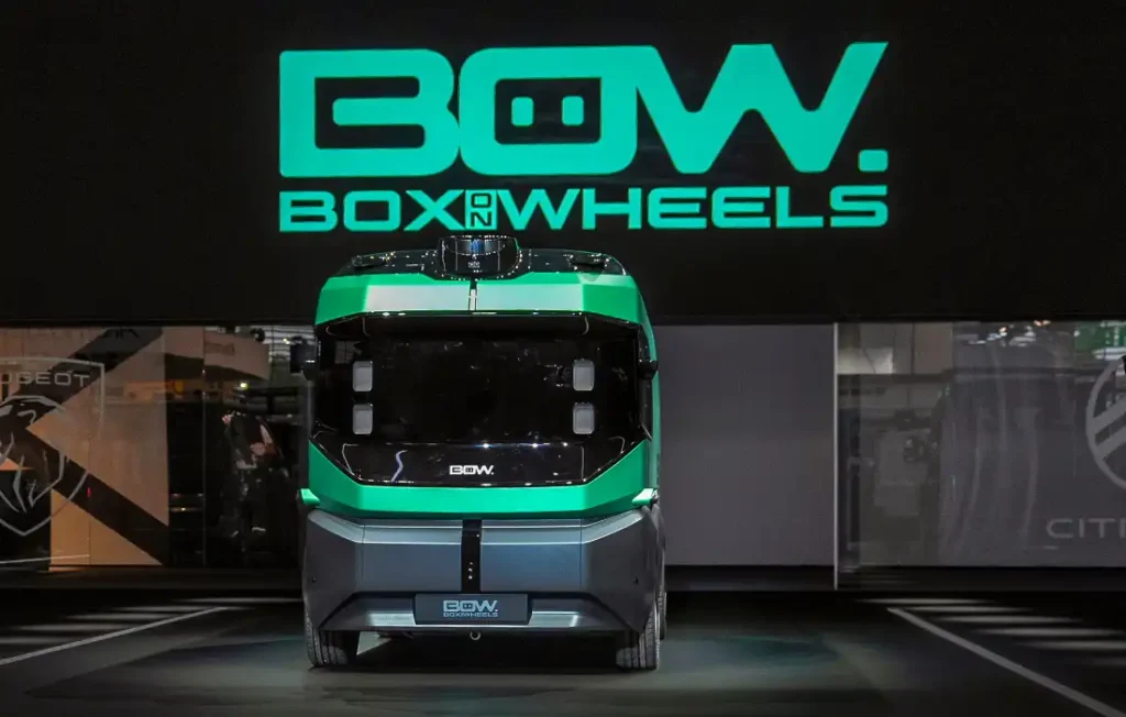 Le concept BOW, pour Box-on-Wheels, constitue l'une des principales nouveautés présentées par Stellantis