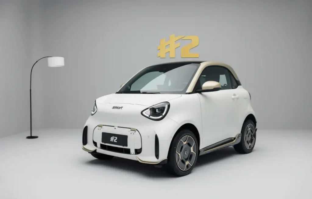 smart #2 : retour au format ultra-compact avec une électrique de 2,75 mètres